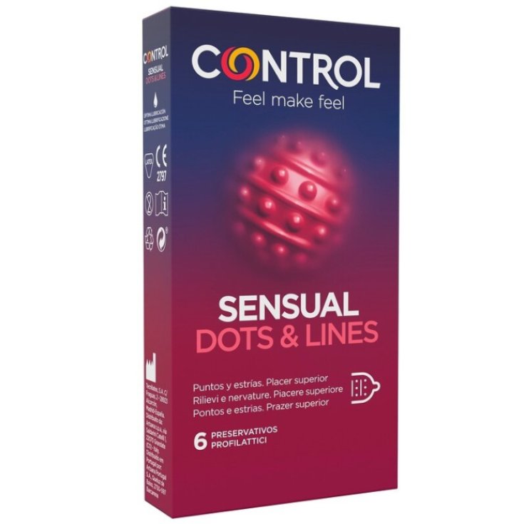 Sensual Dots & Lines Control 6 Pieces