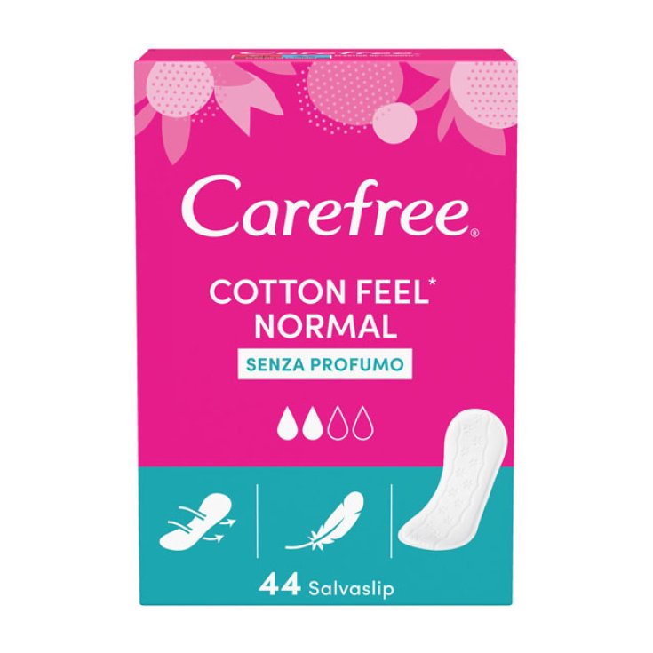 Carefree Cotton Feel Normal 44 Panty liners