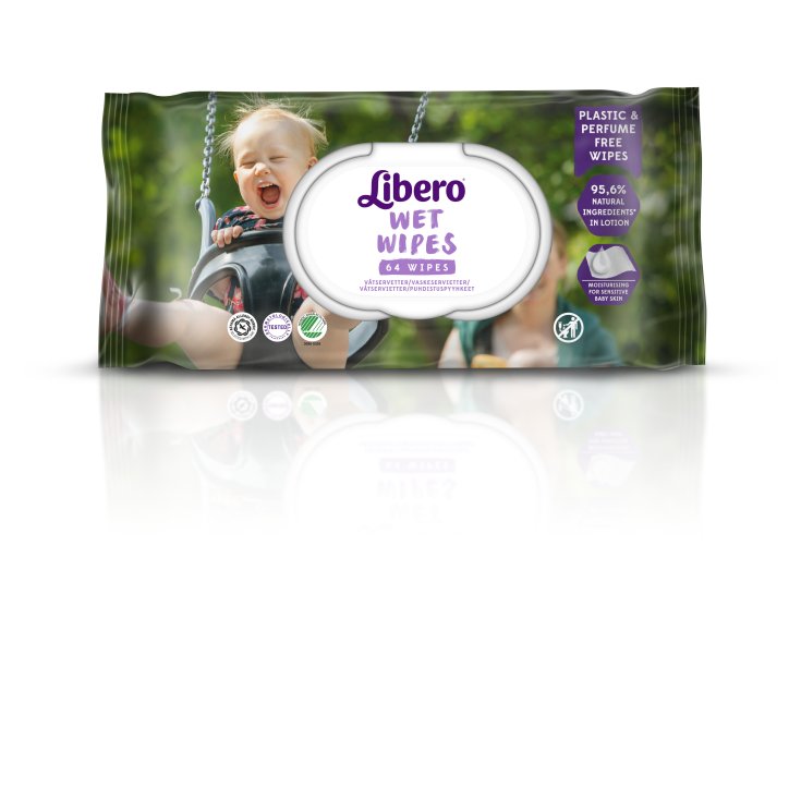 Wet Wipes Free 64 Pieces