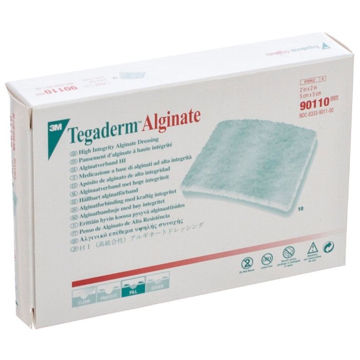 Tegaderm ™ Alginate AG 3M ™ Dressing 5X5cm 10 Pieces