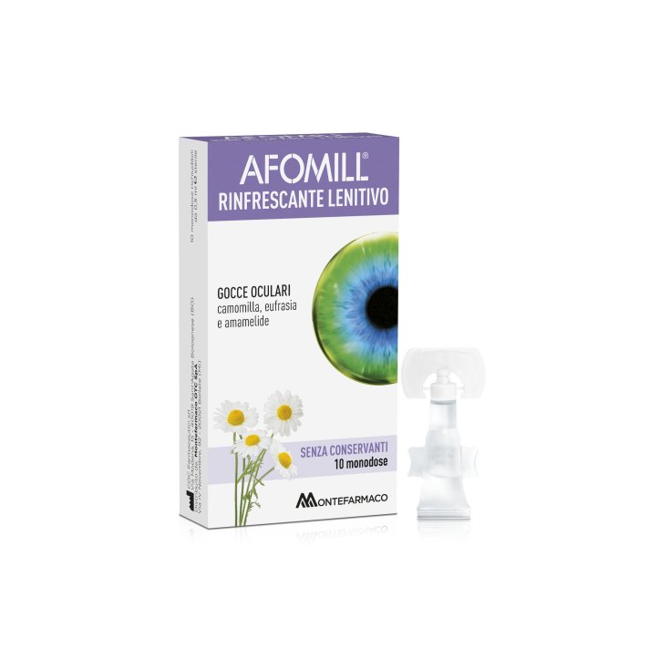 Afomill® Refreshing Soothing MONTEFARMACO Eye Drops 10 Containers