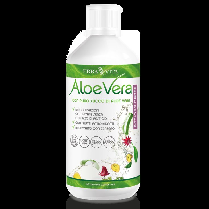 Aloe Vera Pure Antioxidant Juice Erba Vita 1L
