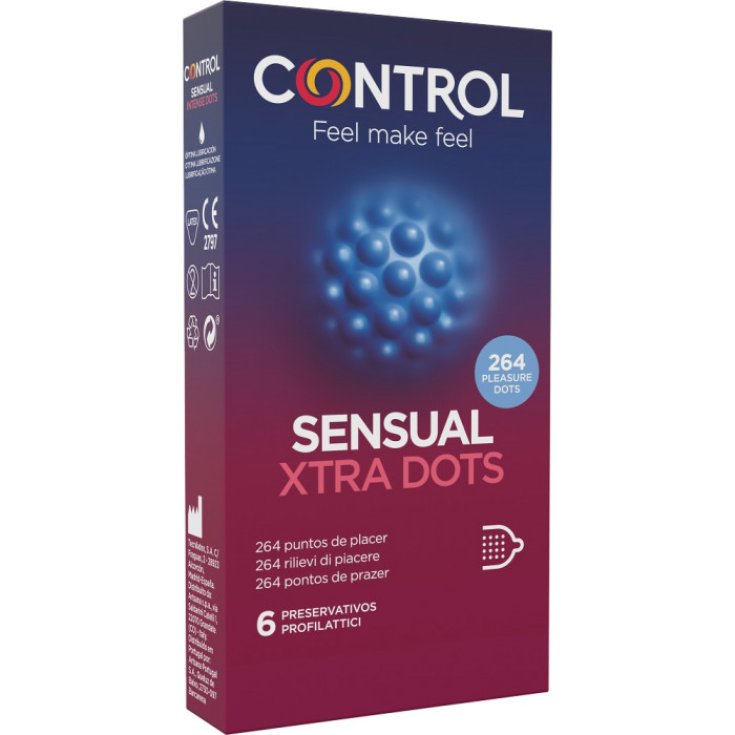 Sensual Xtra Dots Control 6 Pieces