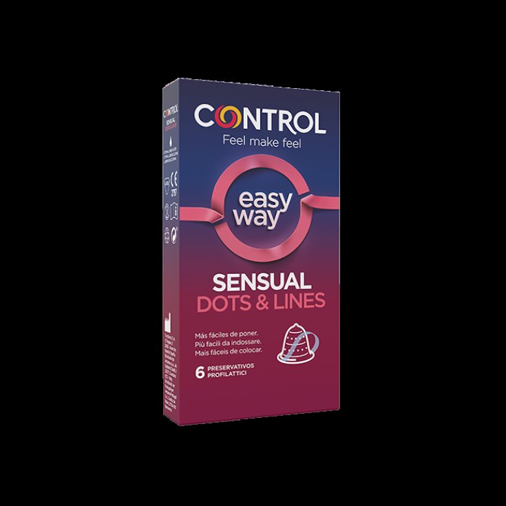 Sensual Dots & Lines Easy Way Control 6 Pieces