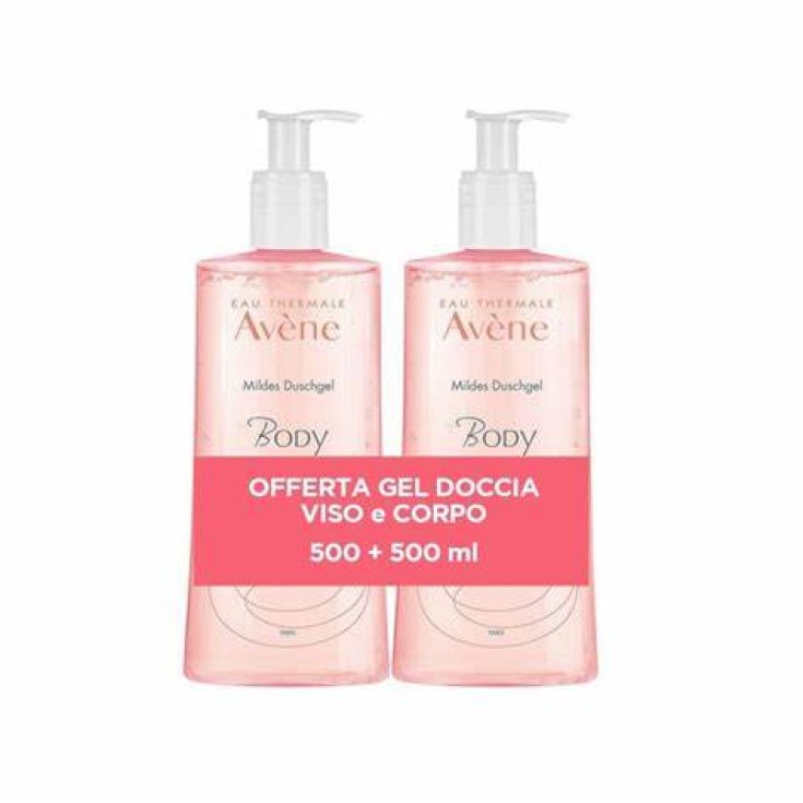 Avène Body Shower Gel 2X500ml