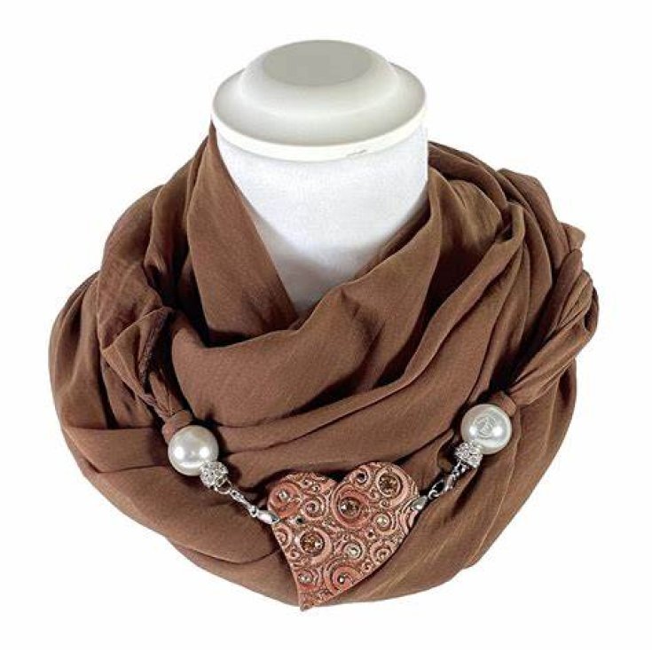 JEWEL CLOSURE SCARF