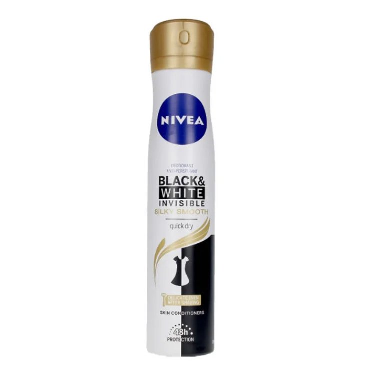 Nivea Black And White Invisible Silky Deodorant Spray 200ml