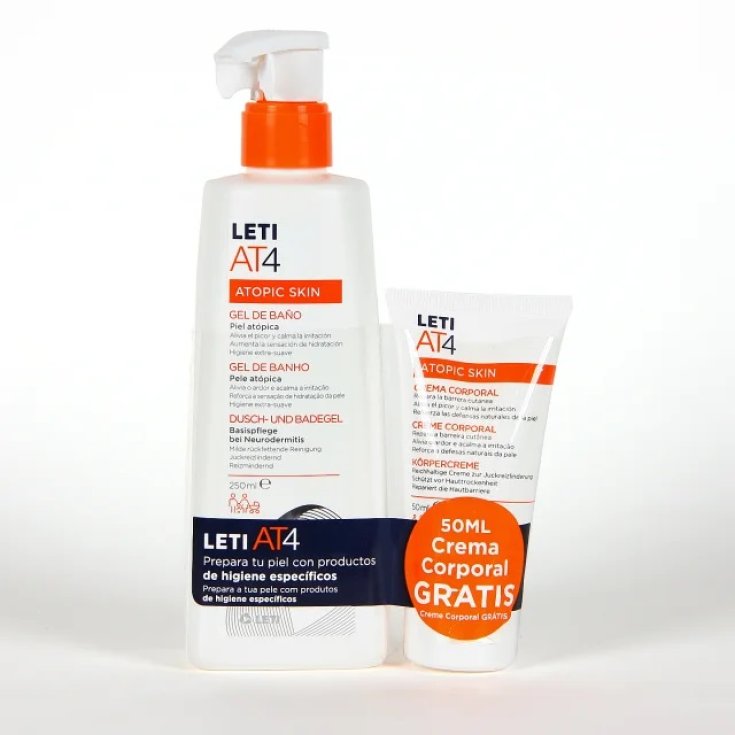 Leti AT4 Atopic Skin Body Cream 200ml + Body Cream 50ml