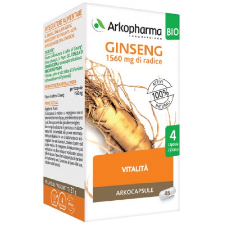 Arkocapsule® Ginseng Arkopharma 45 Capsules
