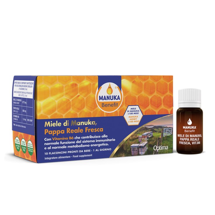 Manuka Benefit Royal Jelly Optima Naturals 10 Vials