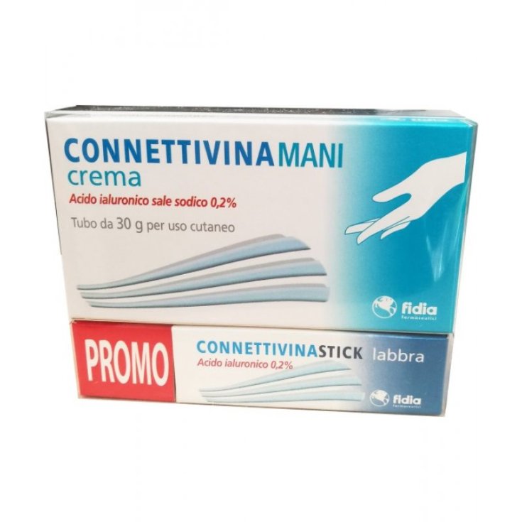 Connettivina Hands Cream + Fidia Lip Stick 30g + 3g