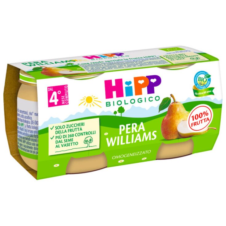 Williams Pear HiPP Organic 2x80g