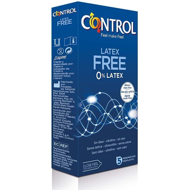 New Latex Free Control 5 Condoms 0% Latex