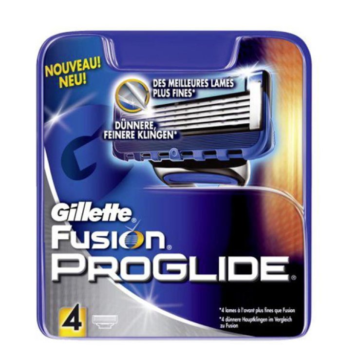 GILLETTE FUSION PROGLIDE LAME X 4