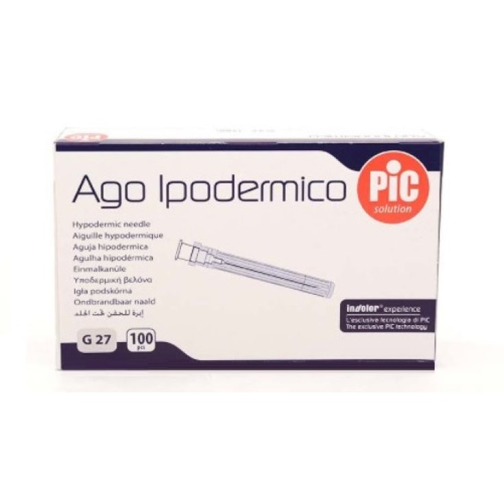 Hypodermic Needle G27x12,7mm Pic Solution 100 Pieces