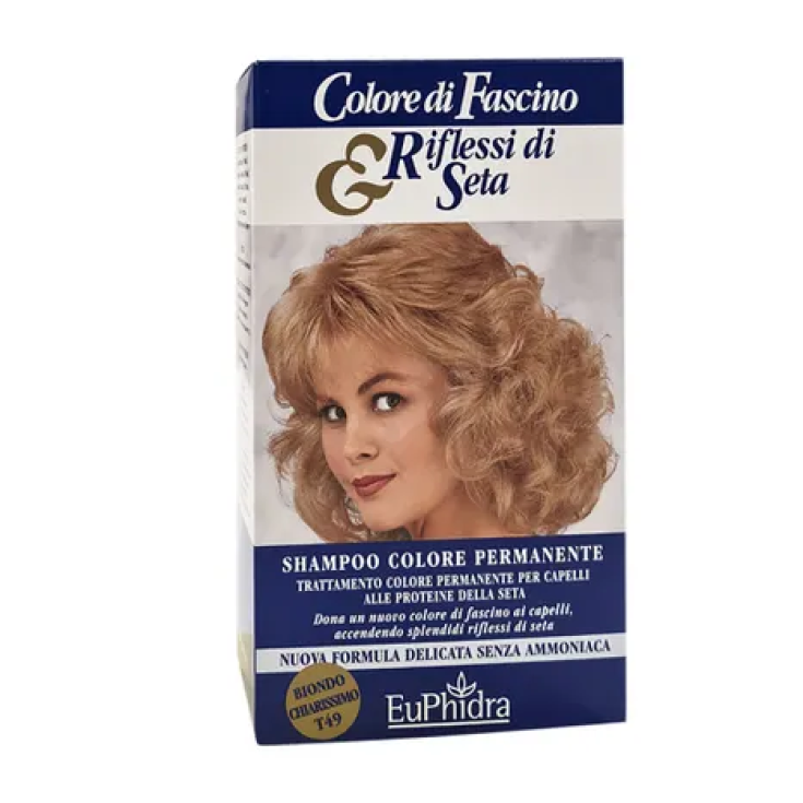 Permanent Color Shampoo Silk Reflections 49 Very Light Blonde EuPhidra