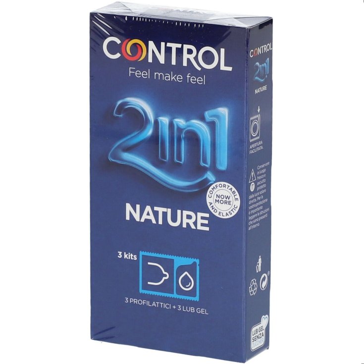 Condom 2In1 Nature + Lube Nature Control 2 Pieces