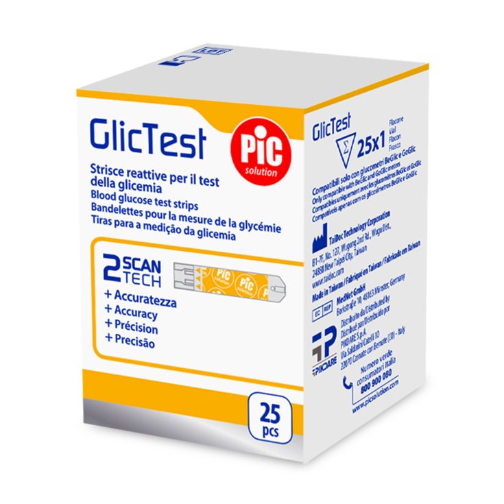 GlicTest Test Strips Pic Solution 25 Pieces