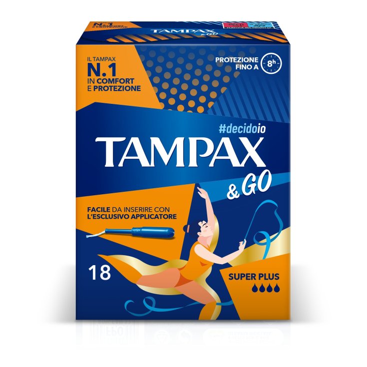 TAMPAX & GO SUPER PLUS X 18