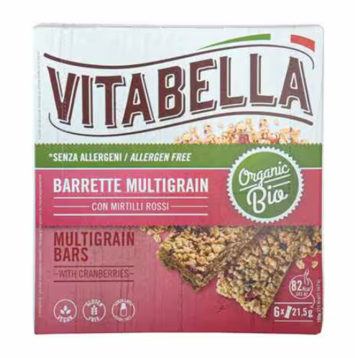 Multigrain Vitabella Red Fruit Bars 6x21.5g