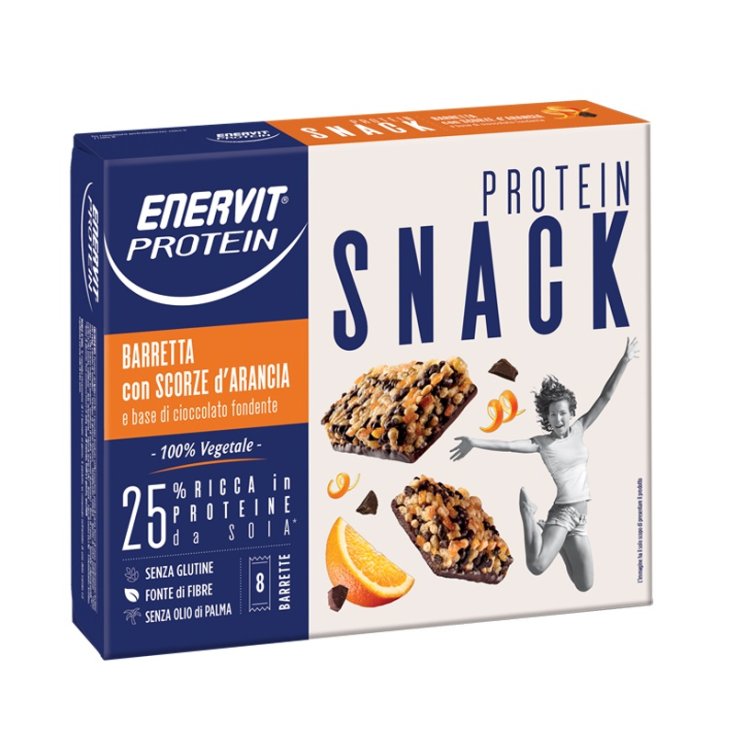 Wonder Snack Orange Peel Enervit Protein Bar 8x25g