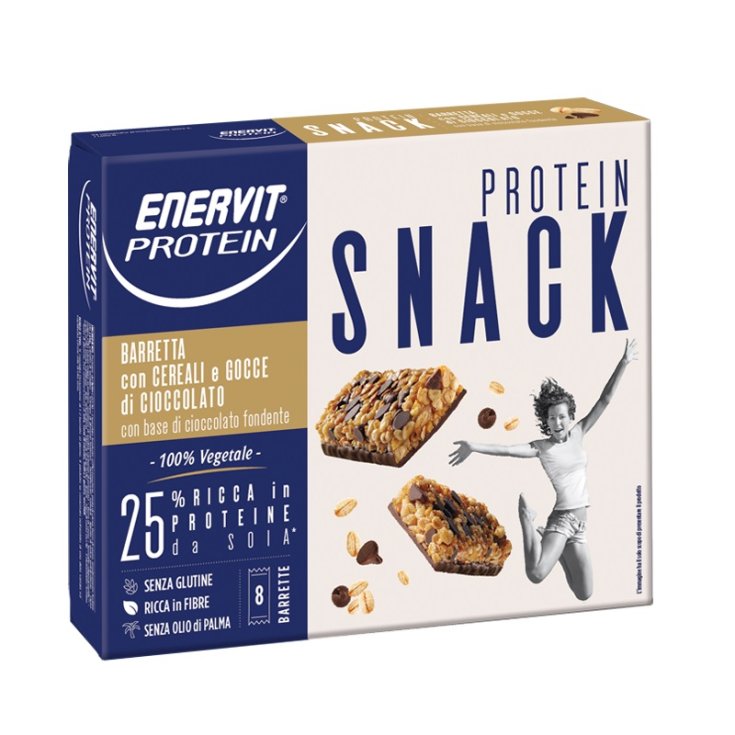 Wonder Snack Bar With Cereals And Chocolate Drops Enervit Protein 8x25g