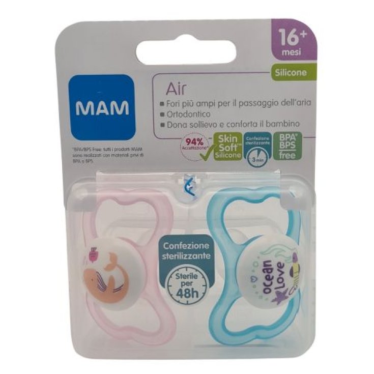 Air Night 16+ Silicone Mam 2 Soothers