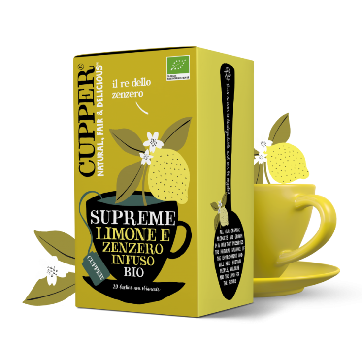 Lemon And Ginger Infused BIO Cupper 20 Filters