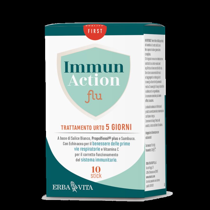 Immun Action Flu Erba Vita 10 Stick