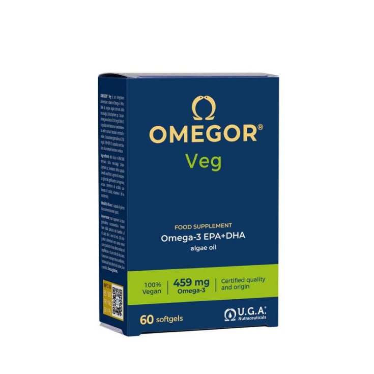 Omegor Veg Uga Nutraceuticals 60 Capsules