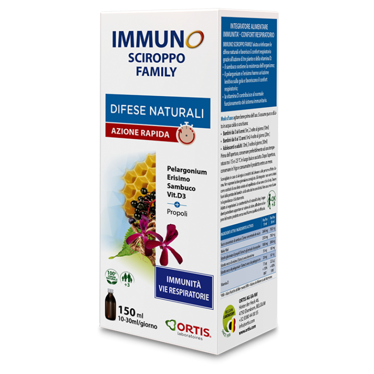 Immuno Syrup Family Laboratoires Ortis 150ml
