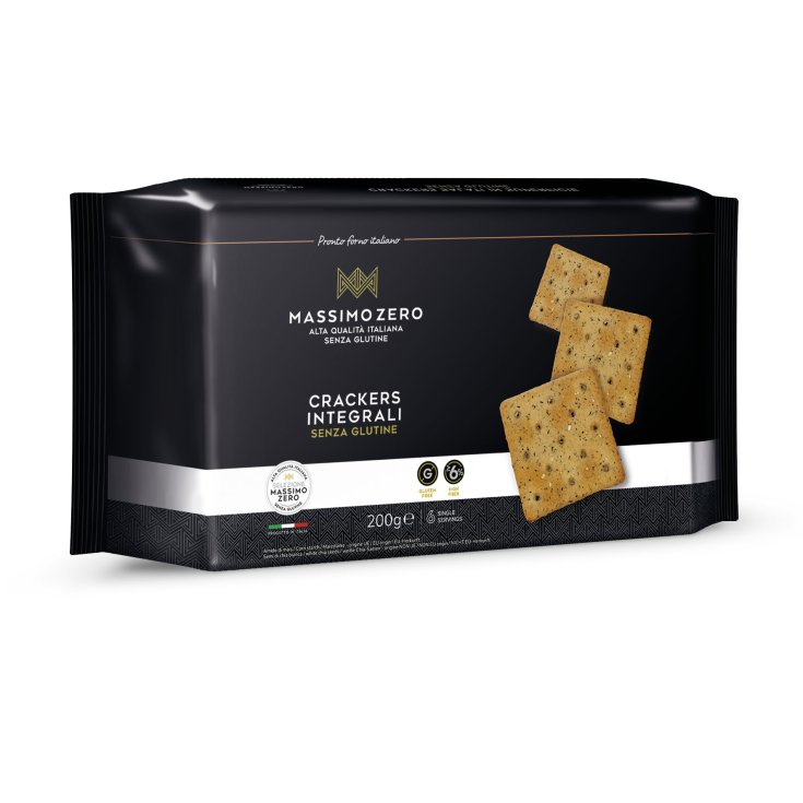 Whole Wheat Crackers MASSIMO ZERO 200g