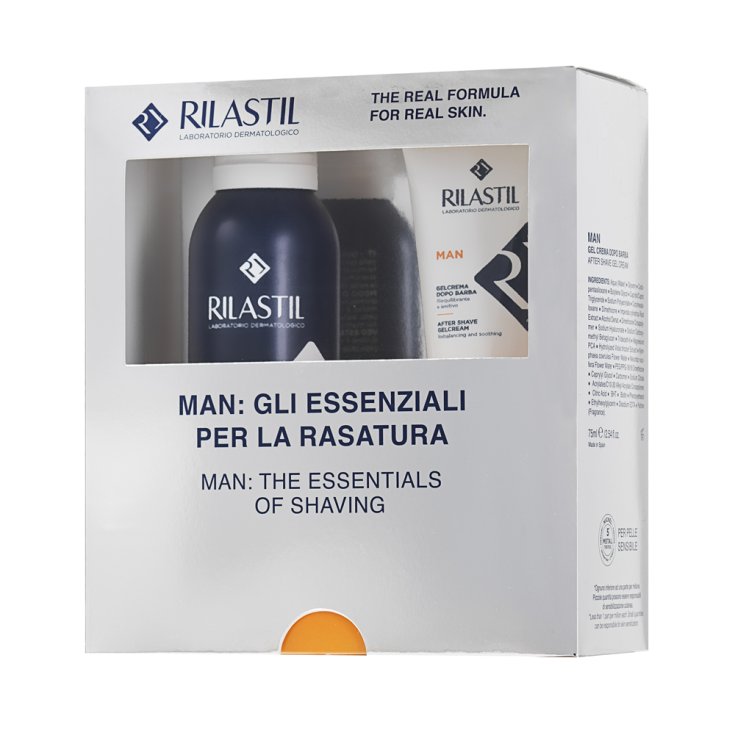 Man Shaving Kit Rilastil® 200ml + 75ml