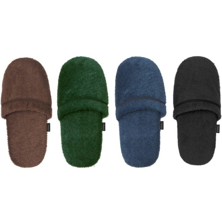 Biffoli Men's Terry Bath Slippers Assorted Colors 1 Pair