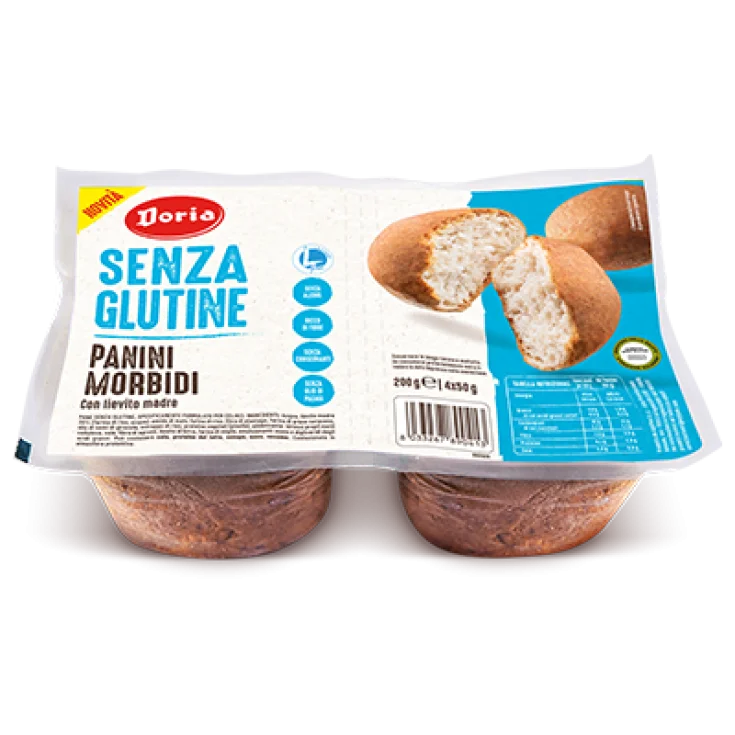 Soft rolls Doria 4 x 50g