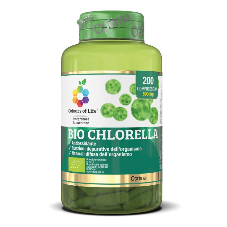 Bio Chlorella Colors of Life Optima 200 Tablets