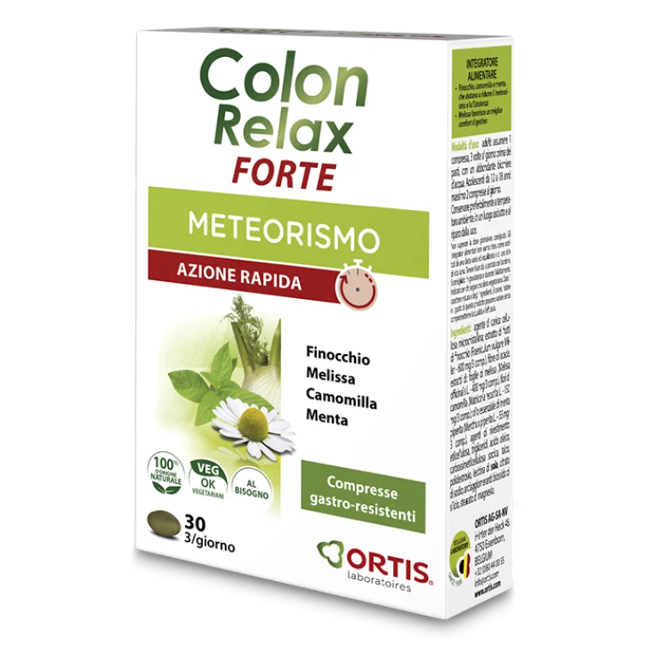 Colon Relax Forte Ortis 30 Tablets