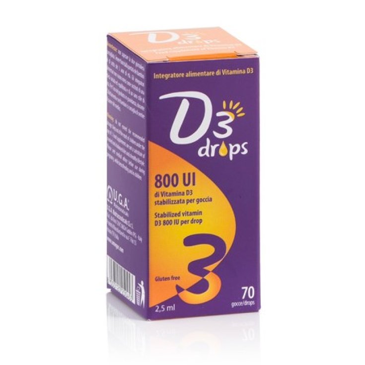 D3 Drops 800UI UGA Nutraceuticals 70 Drops 2.5ml
