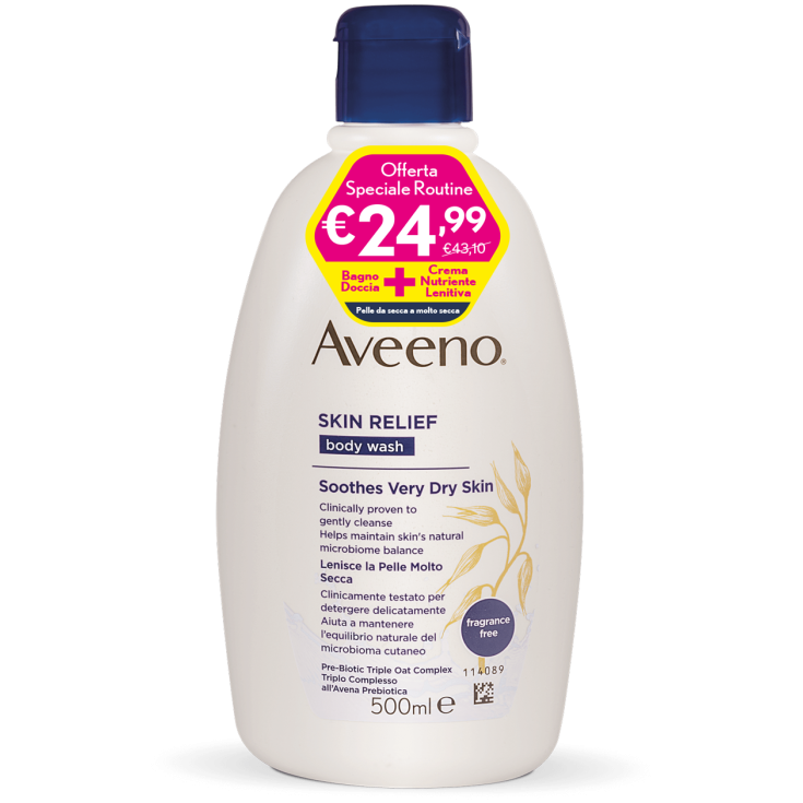 Skin Relief Bath Shower + Aveeno® Soothing Cream