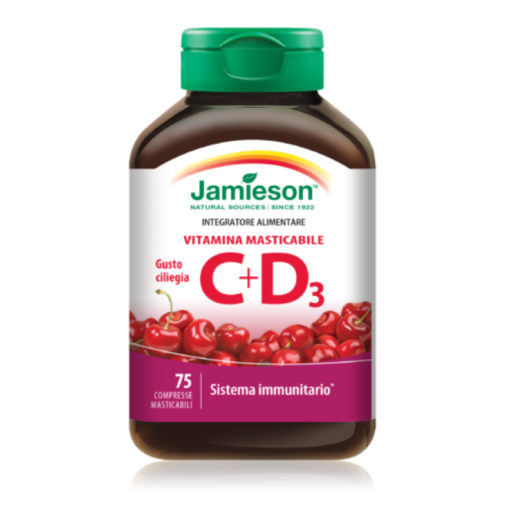 Duopack Vitamin C + D Cherry Jamieson 150 Tablets