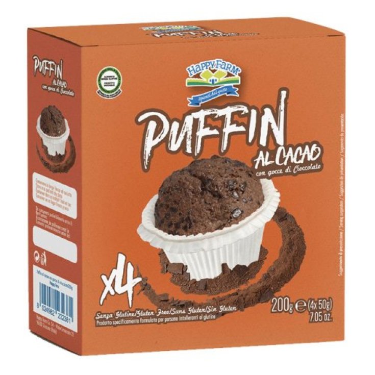 Cocoa Puffin With Chocolate Drops HAPPY FARM 160g