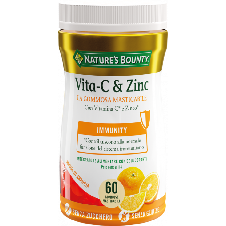 Vita-C & Zinc Nature's Bounty 60 Chewable Gummy