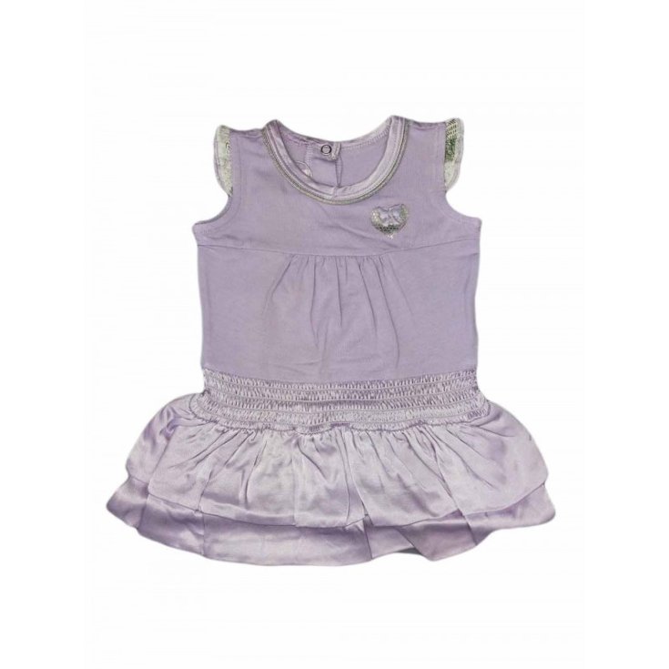 CHICCO Wisteria Baby Girl Cotton Dress Size 6 Months