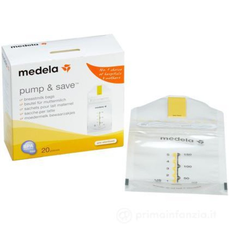 MEDELA PUMP & SAVE BAG 20PCS