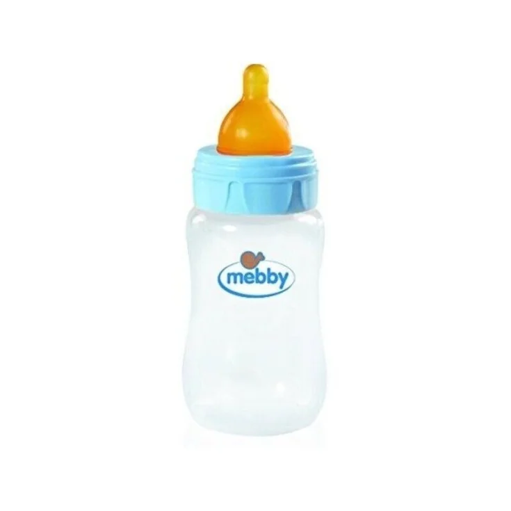 MEBBY BIB PP 300ML BLUE LATEX