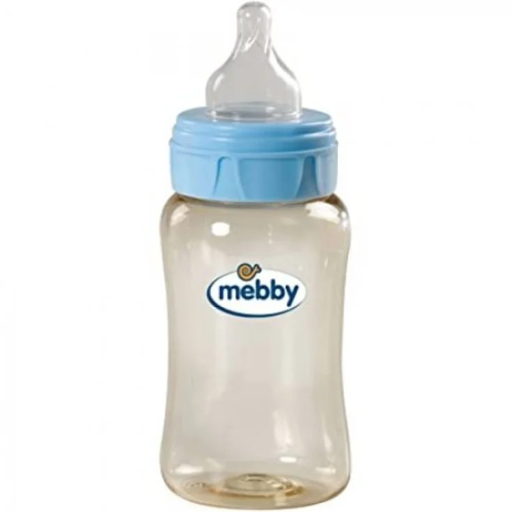MEBBY BIB PP 150ML SILICONE BL