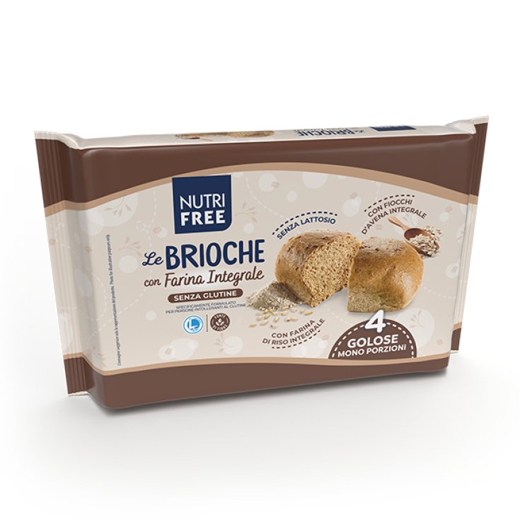 NUTRIFREE 4 Pieces Wholemeal Brioches