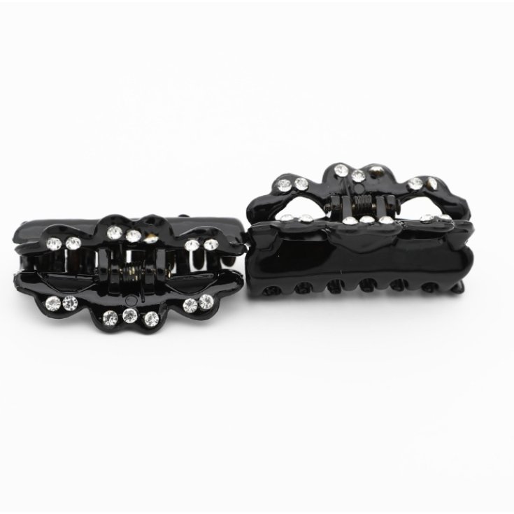 Turtle Forceps With Strass 358N Beauty Idea 2 Pieces