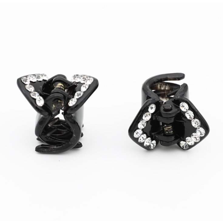 Turtle Pliers With Black Rhinestones Beauty Idea 2 Pieces