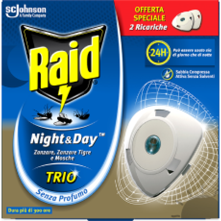 Raid Night & Day TRIO Johnson + 2 Refills